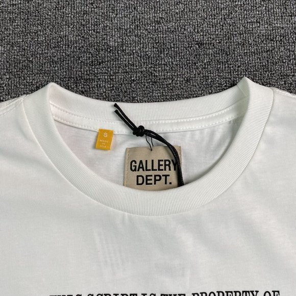 Gallery White Short Sleeve Letter Print T-Shirt - Picture 11 of 13